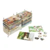 Big Puzzle Set with Metal Rack Set of 24