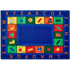 Bilingual Alphabet Carpet Rectangle