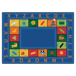 Bilingual Circletime Rug 8'4" x 11'8" Rectangle