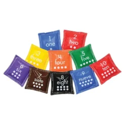 Bilingual Color and Number Beanbags