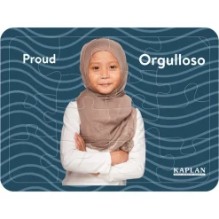 Bilingual Emotion Puzzles with Real Images Set of 8