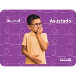 Bilingual Emotion Puzzles with Real Images Set of 8