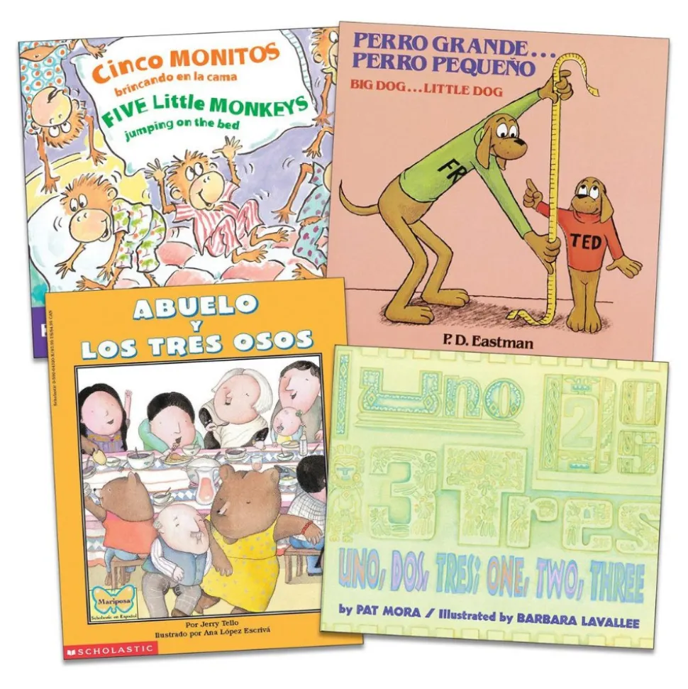 Bilingual Math Books Set of 4