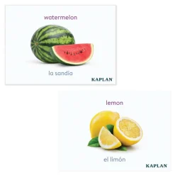 Bilingual Photo Food Cards 90 Pieces
