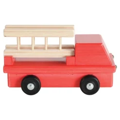 Birch and Maple Wooden Fire Truck