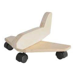 Birch and Maple Wooden Jet Plane