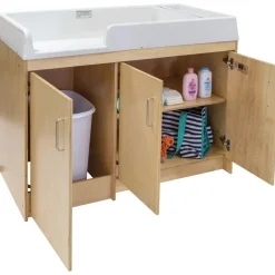 Birch Infant Changing Table with Storage
