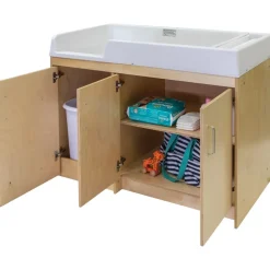 Birch Infant Changing Table with Storage