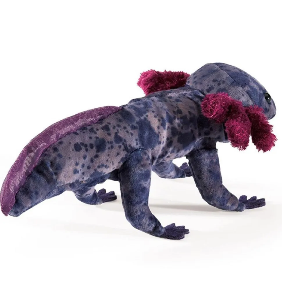 Black Axolotl Hand Puppet