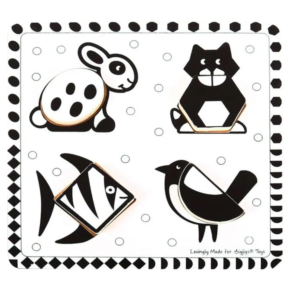 Black & White Animal Puzzles
