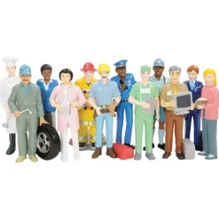 Block Play Vinyl Career Figures
