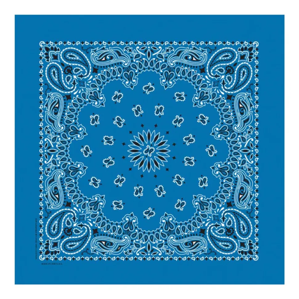 Blue Bandana Set of 10