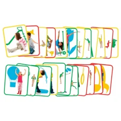 Body Poetry: Yoga Card Poses with Three Levels of Difficulty