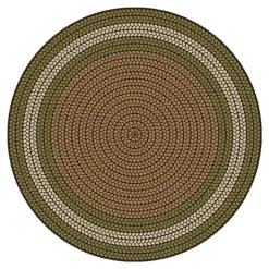 Braidful in Nature 6' Round Carpets