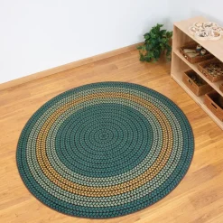 Braidful in Nature 6' Round Carpets