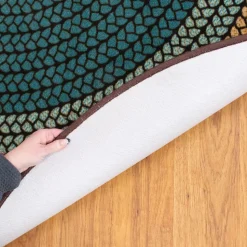 Braidful in Nature 6' Round Carpets