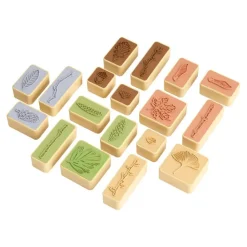 Branches and Leaves Stamps Set of 18