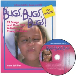 Bugs, Bugs, Bugs: 21 Songs and Over 250 Activities for Young Children Book and CD Paperback