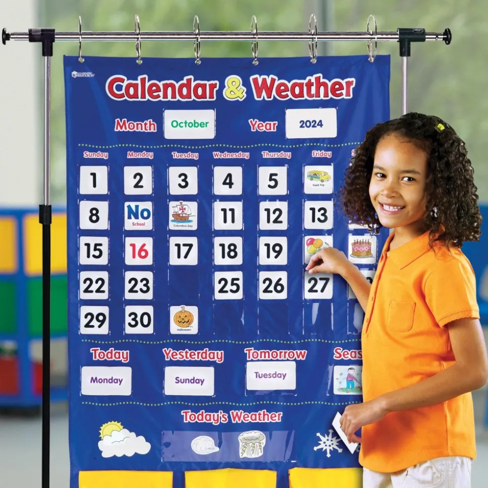 Calendar and Weather Pocket Chart
