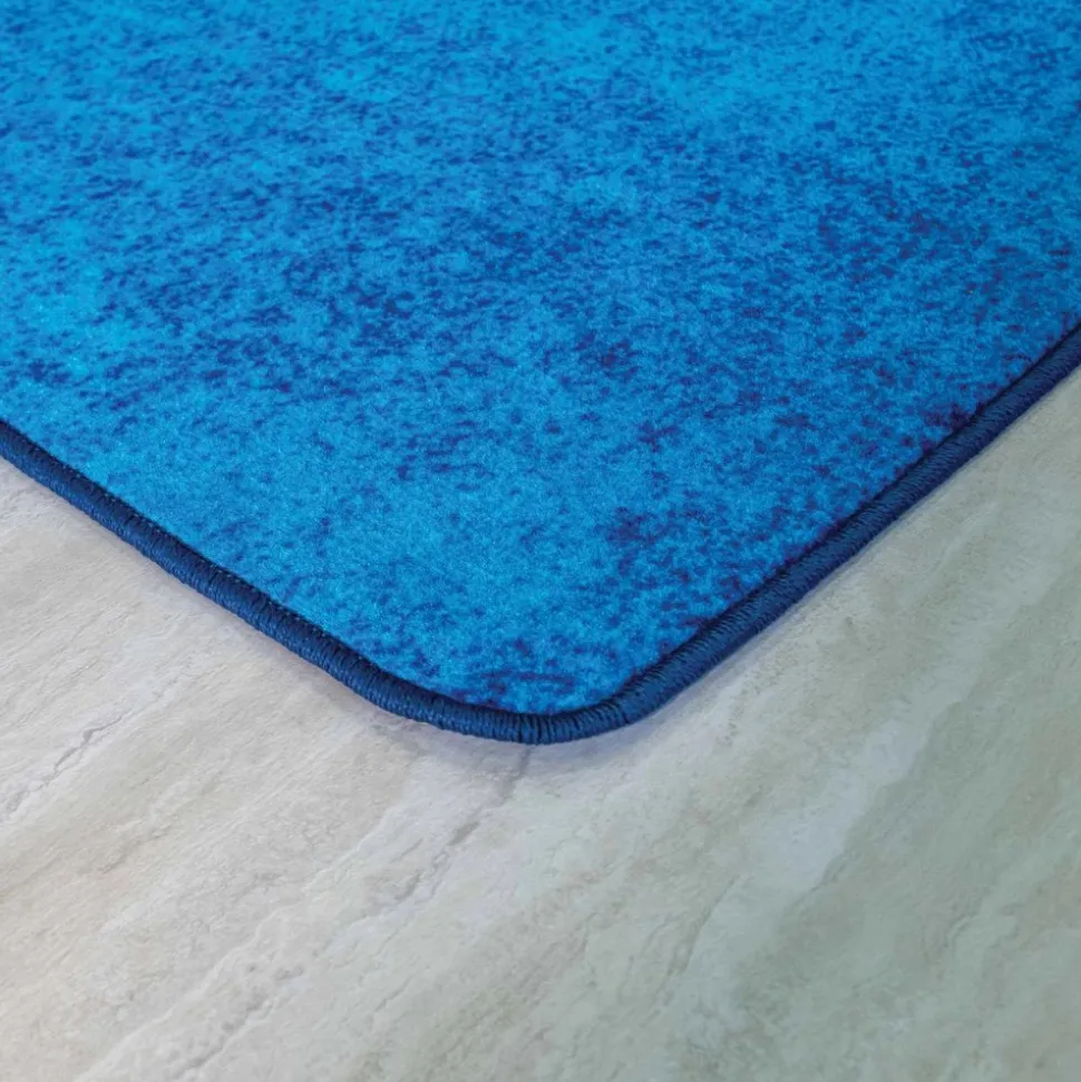 Calming Colors Open Seating Arch Classroom Carpet 8' x 12'