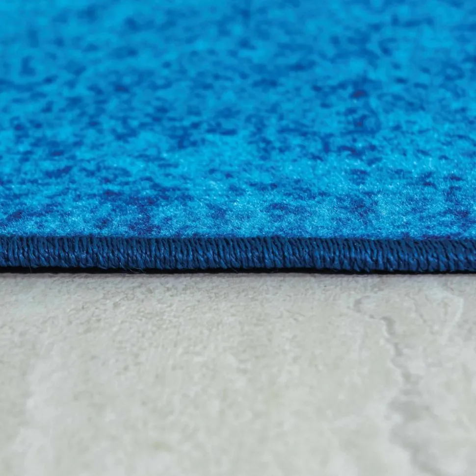 Calming Colors Open Seating Arch Classroom Carpet 8' x 12'