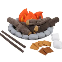 Campout Campfire and S'Mores Soft Toy Camp Set