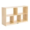 Carolina Birch Plywood 5-Compartment Storage Unit with Acrylic Back 30" Height