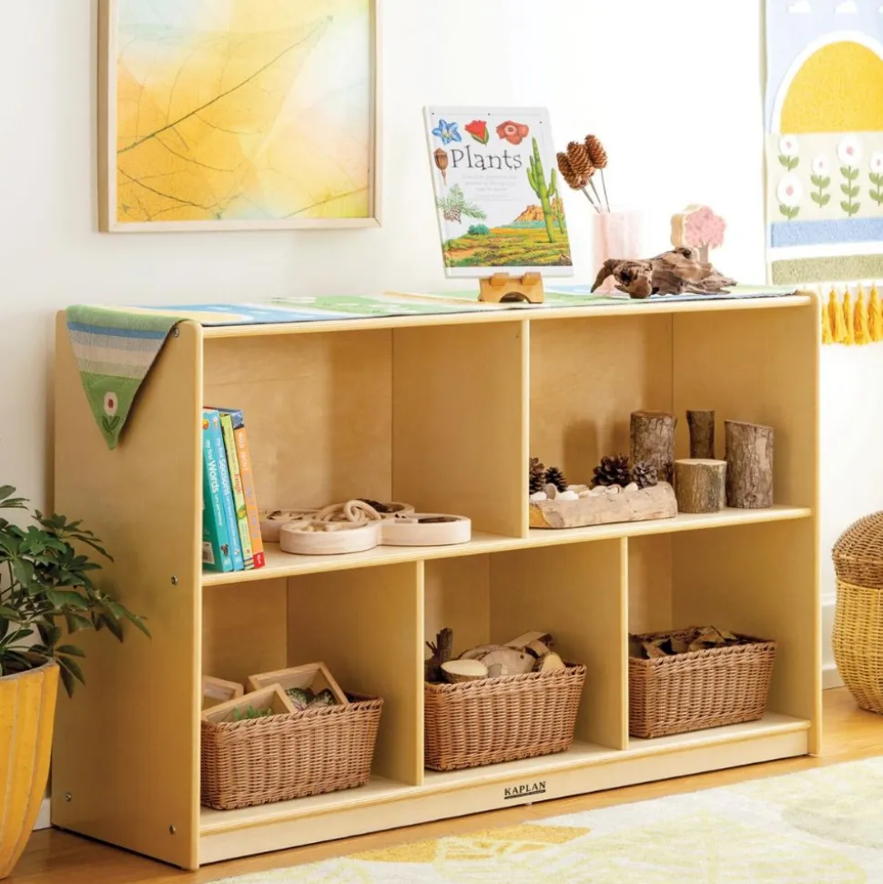 Carolina Birch Plywood 5-Compartment Storage Unit 30" Height