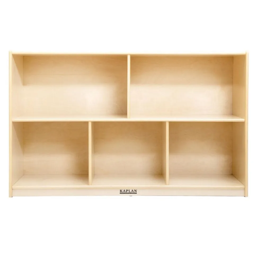 Carolina Birch Plywood 5-Compartment Storage Unit 30" Height