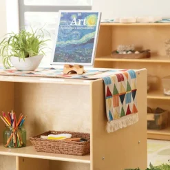 Carolina Birch Plywood Double-Sided Storage Island