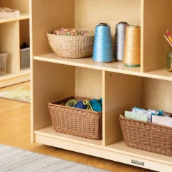Carolina Birch Plywood Double-Sided Storage Island