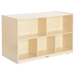Carolina Birch Plywood Double-Sided Storage Island
