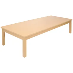 Carolina Birch Rectangle Table 24" x 60" With Varied Leg Heights Seats 8