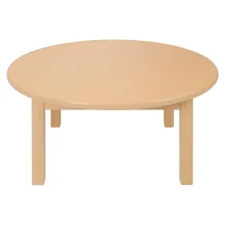 Carolina Birch 30" Round Table With Varied Leg Heights Seats 4