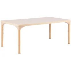 Carolina Laminate 24" x 48" Rectangle Table With Adjustable Legs