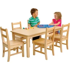 Carolina Laminate 30" x 48" Rectangle Tables In Varied Heights Seats 6