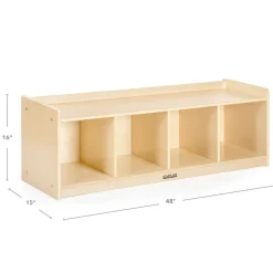Carolina 4-Section Bench Cubby