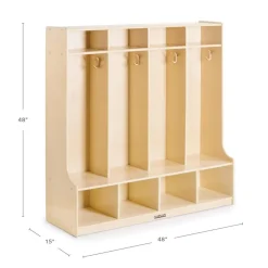 Carolina 4-Section Locker