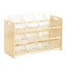 Carolina See-All Storage with 12 Clear Bins