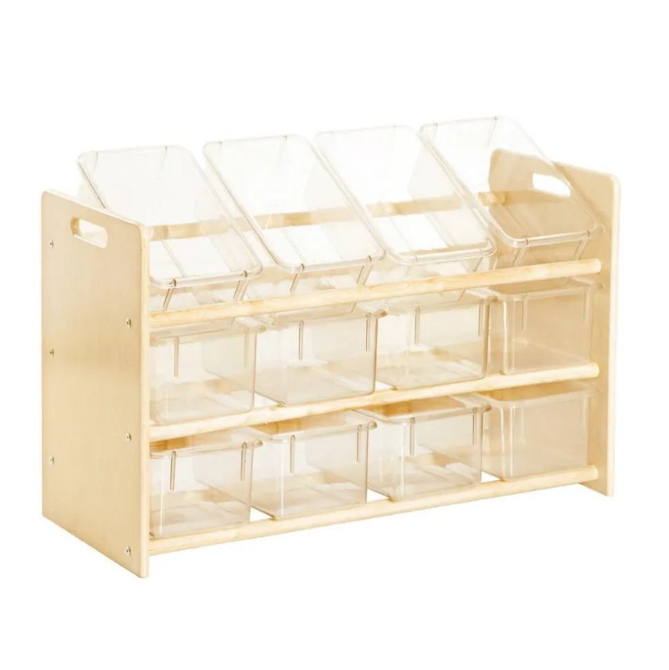 Carolina See-All Storage with 12 Clear Bins