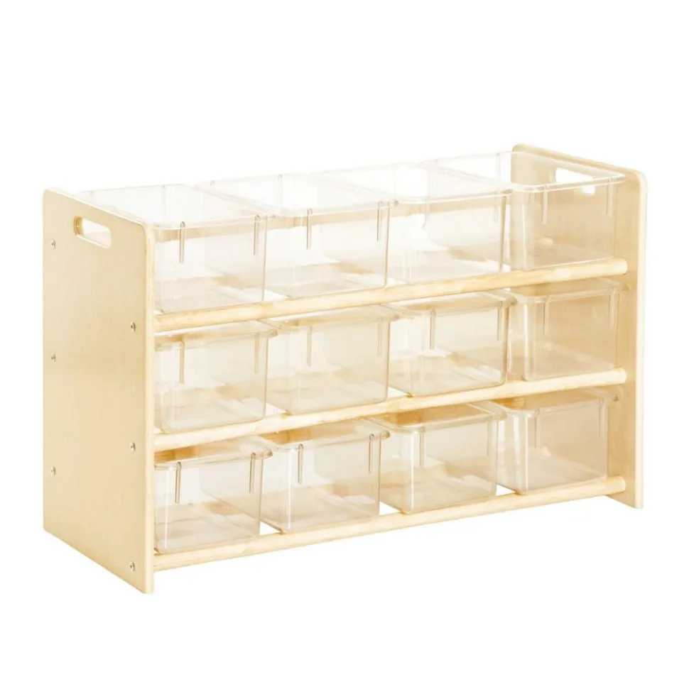 Carolina See-All Storage with 12 Clear Bins