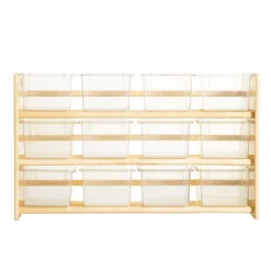 Carolina See-All Storage with 12 Clear Bins