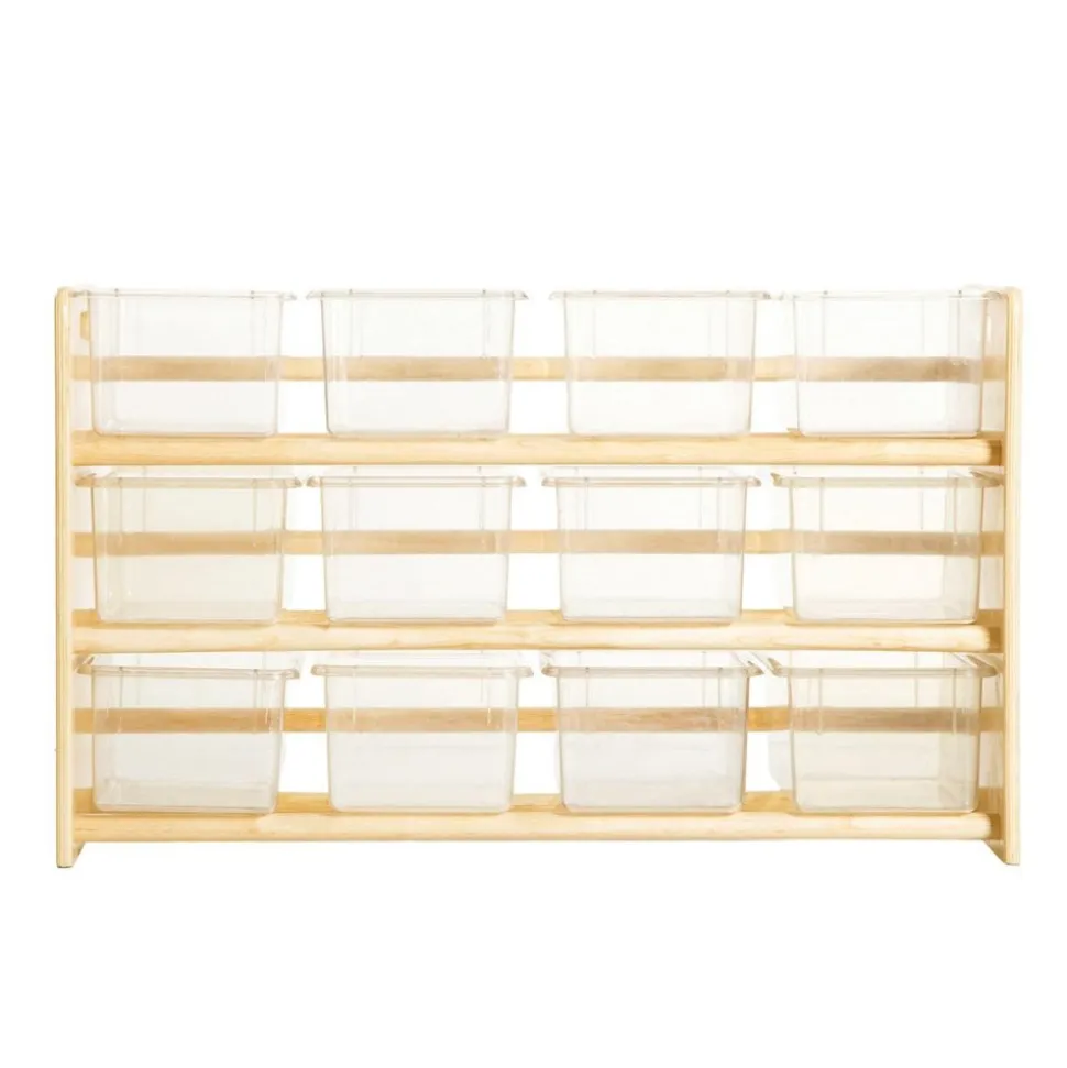 Carolina See-All Storage with 12 Clear Bins