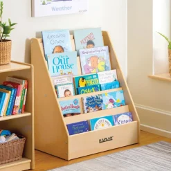 Carolina 5-Shelf Book Display for Classroom and Literacy