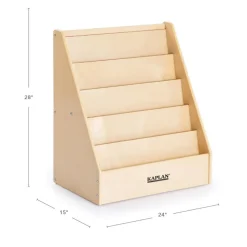 Carolina 5-Shelf Book Display for Classroom and Literacy