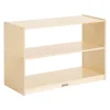 Carolina 2-Shelf Storage Unit Acrylic Back