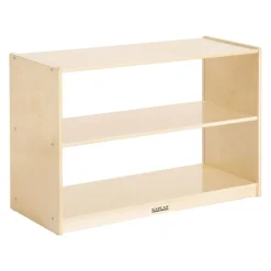 Carolina 2-Shelf Storage Unit Acrylic Back