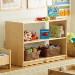Carolina 2-Shelf Storage Unit Acrylic Back