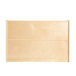 Carolina 2-Shelf Storage Unit Solid Back