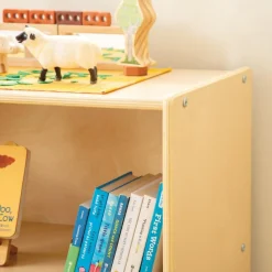 Carolina 2-Shelf Storage Unit Solid Back